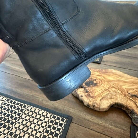 Vintage Soft Leather Black Equestrian Riding Boots Women’s Size 40 / US 10 - Picture 11 of 15